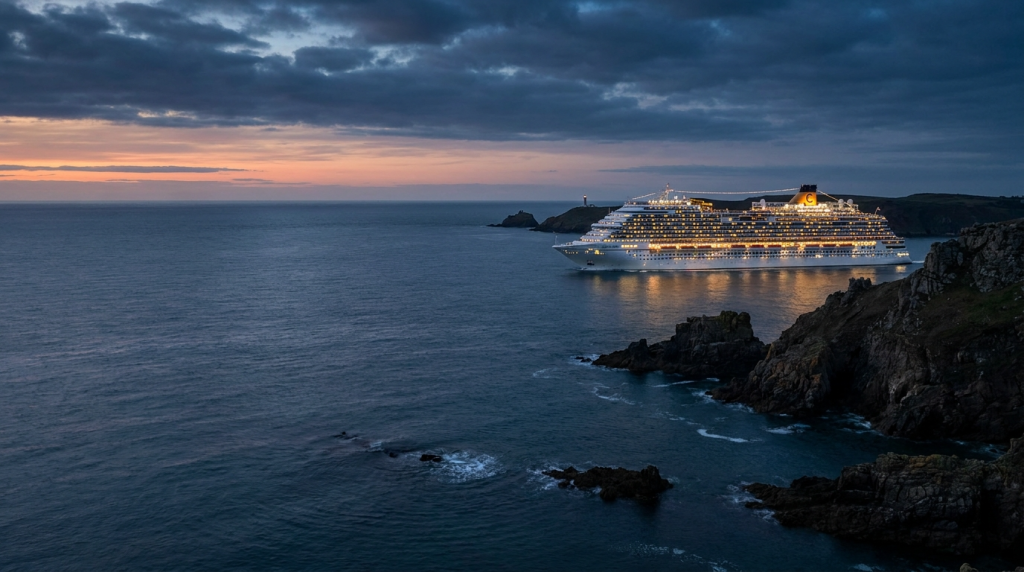 ruise-ship-close-coastal-route-dusk-safety-margin